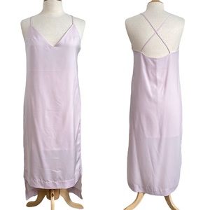 Mod Ref dusty lavender pink slip dress